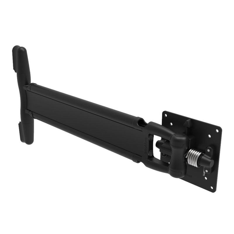 SOUTHCO Monitor Mount, Tilt & Swivel, Single Arm, Aluminum Alloy, Powder Coat, Black [AV-D30-45A101-50]
