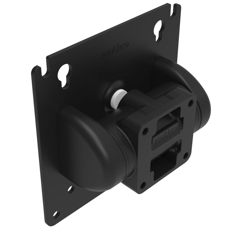 SOUTHCO Monitor Mount, Tilt, Aluminum Alloy, Powder Coat, Black [AV-D30-5T101-50]