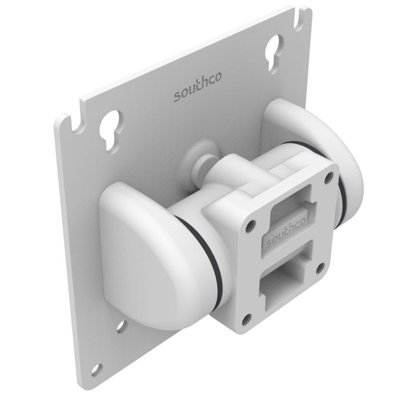 SOUTHCO Monitor Mount, Tilt, Aluminum Alloy, Powder Coat, White [AV-D30-5T103-76]