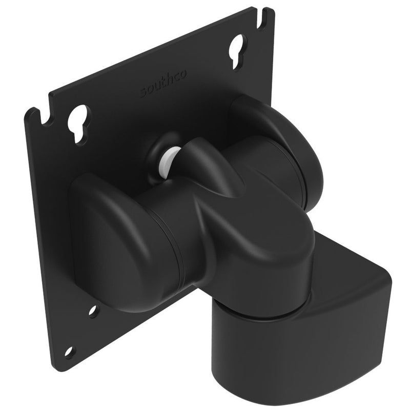SOUTHCO Monitor Mount, Tilt & Swivel, Aluminum Alloy, Powder Coat, Black [AV-D32-10K102-50]