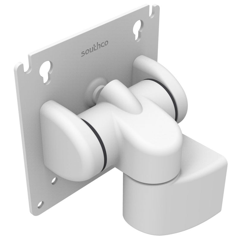 SOUTHCO Monitor Mount, Tilt & Swivel, Aluminum Alloy, Powder Coat, White [AV-D32-10K103-76]
