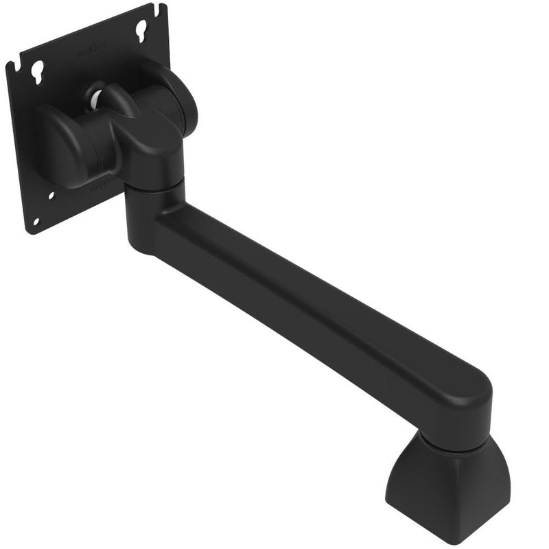 SOUTHCO Monitor Mount, Tilt & Swivel, Single Arm, Aluminum Alloy, Powder Coat, Black [AV-D32-23A133-50]