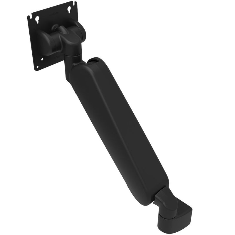 SOUTHCO Monitor Mount, Height Adjusting, Single Arm, Aluminum Alloy, Powder Coat, Black [AV-D32-30V112-50]