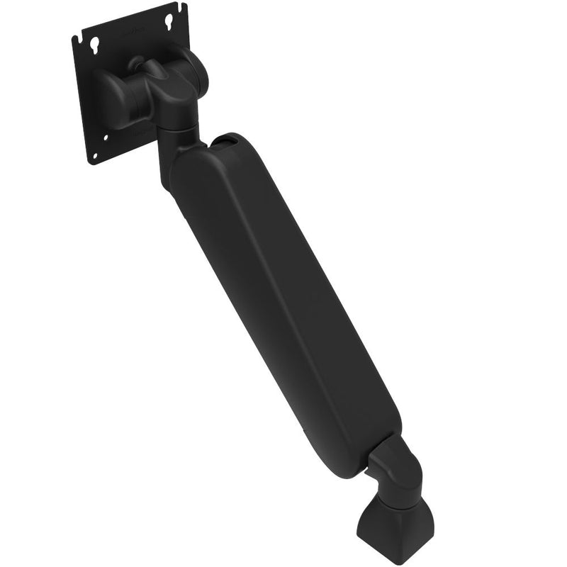 SOUTHCO Monitor Mount, Height Adjusting, Single Arm, Aluminum Alloy, Powder Coat, Black [AV-D32-30V133-50]