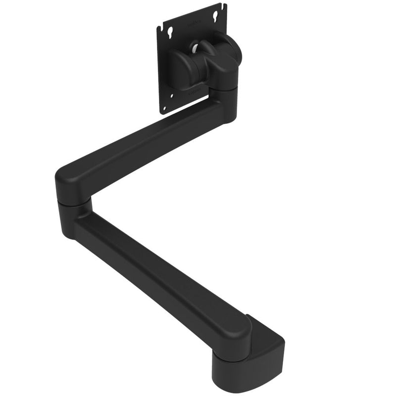 SOUTHCO Monitor Mount, Tilt & Swivel, Double Arm, Aluminum Alloy, Powder Coat, Black [AV-D32-46D103-50]