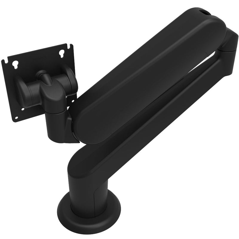 SOUTHCO Monitor Mount, Height Adjusting, Double Arm, Aluminum Alloy, Powder Coat, Black [AV-D32-61W133-50]