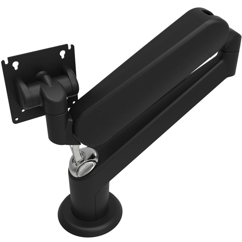 SOUTHCO Monitor Mount, Height Adjusting, Double Arm, Aluminum Alloy, Powder Coat, Black [AV-D32-61WC133-50]
