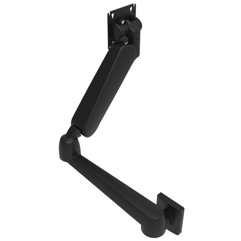 SOUTHCO Monitor Mount, Height Adjusting, Double Arm, With VESA Mounting Plate, Wall Mount, Front Fastened, Aluminum Alloy, Powder Coat, Black [AV-D32-79W143-50]
