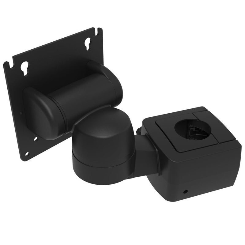 SOUTHCO Monitor Mount, Tilt & Swivel, Pole Mount, Aluminum Alloy, Powder Coat, Black [AV-D40-13K161-50]