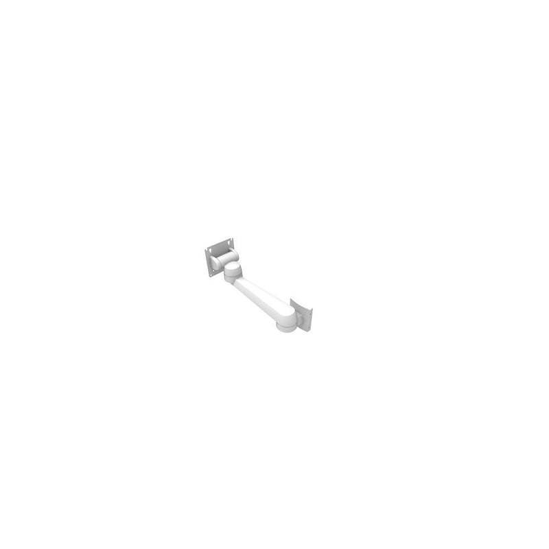 SOUTHCO Monitor Mount, Tilt & Swivel, Single Arm, Wall Mount, Aluminum Alloy, Powder Coat, White [AV-D40-25A142-76]