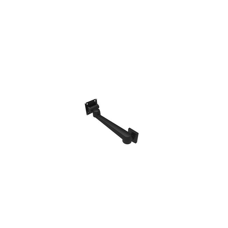 SOUTHCO Monitor Mount, Tilt & Swivel, Single Arm, Wall Mount, Aluminum Alloy, Powder Coat, Black [AV-D40-33A144-50]