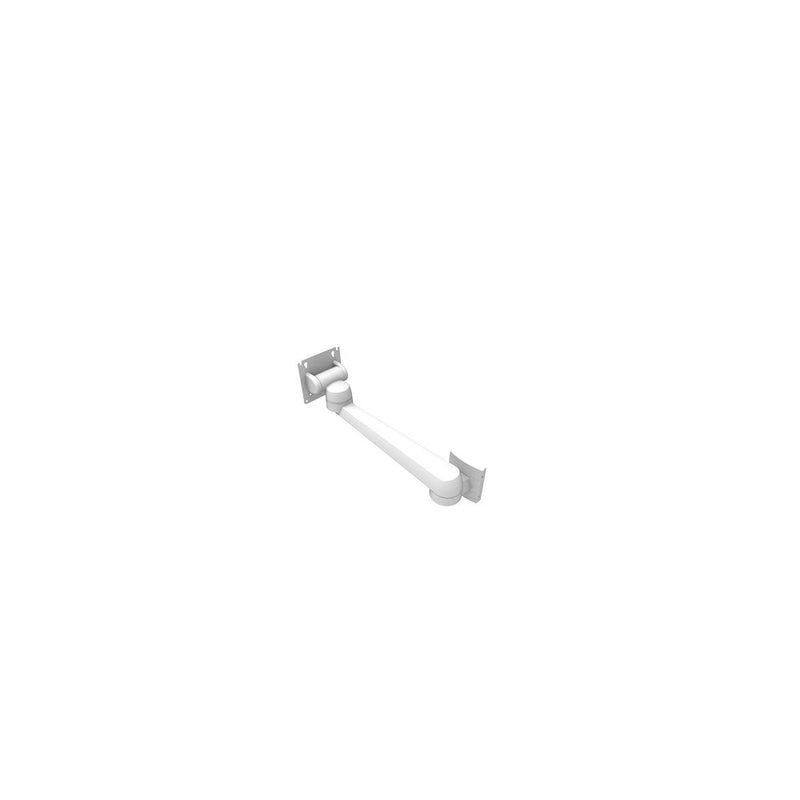 SOUTHCO Monitor Mount, Tilt & Swivel, Single Arm, Wall Mount, Aluminum Alloy, Powder Coat, White [AV-D40-33A144-76]