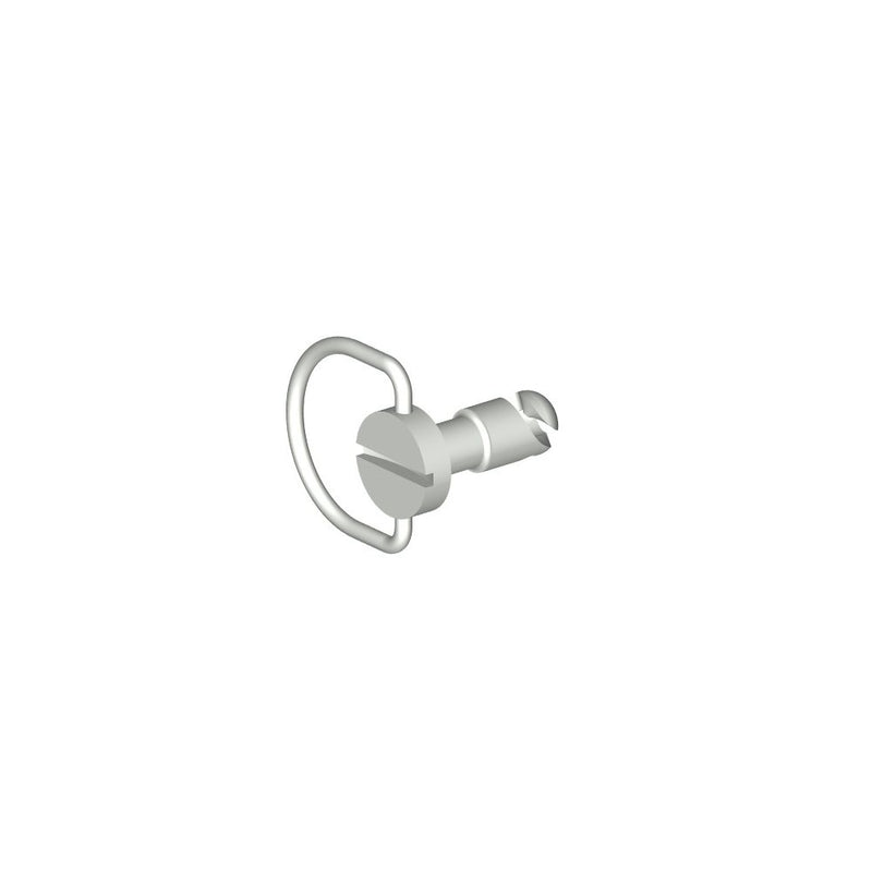 SOUTHCO DZUS® Quarter-Turn Stud, Size 3, Bail Handle, Style RA, Steel Zinc Plate, Bright chromate [D4-BJR3-45]