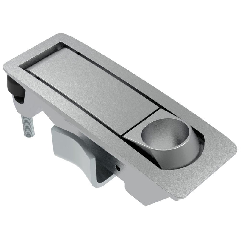 SOUTHCO Compression Latch, Lever Latch, Key Choice, Locking without Lock Core, 1-5mm Panel, 1-24mm Grip, Not Sealed, Zinc Alloy, Chrome Plated, Textured [C2-32-131-3]