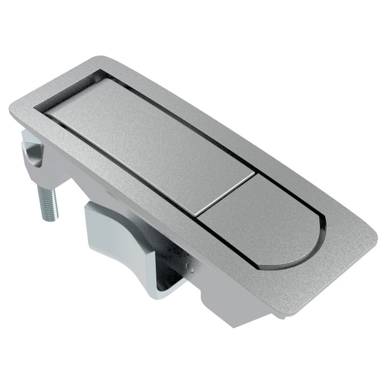 SOUTHCO Compression Latch, Lever Latch, No Restriction, Flush Trigger, 1-5mm Panel, 1-24mm Grip, Not Sealed, Zinc Alloy, Chrome Plated, Textured [C2-32-31]