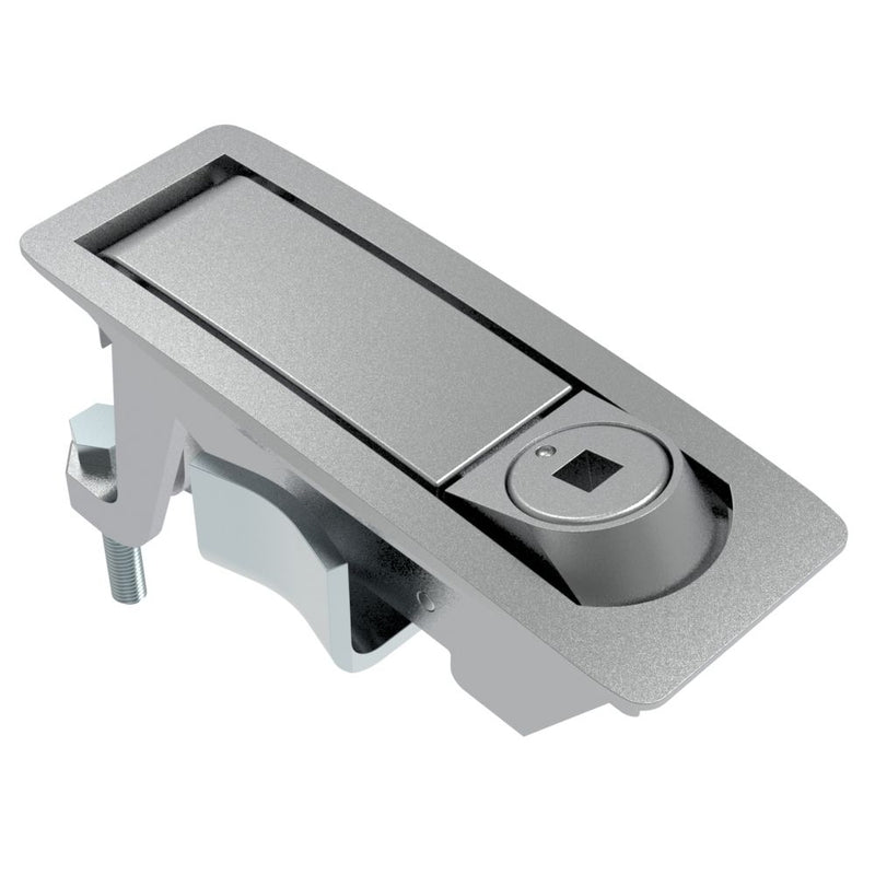 SOUTHCO Compression Latch, Lever Latch, Tool Locking, Raiway Standard, 1-5mm Panel, 23-46mm Grip, Not Sealed, Zinc Alloy, Chrome Plated, Textured [C2-33-141]