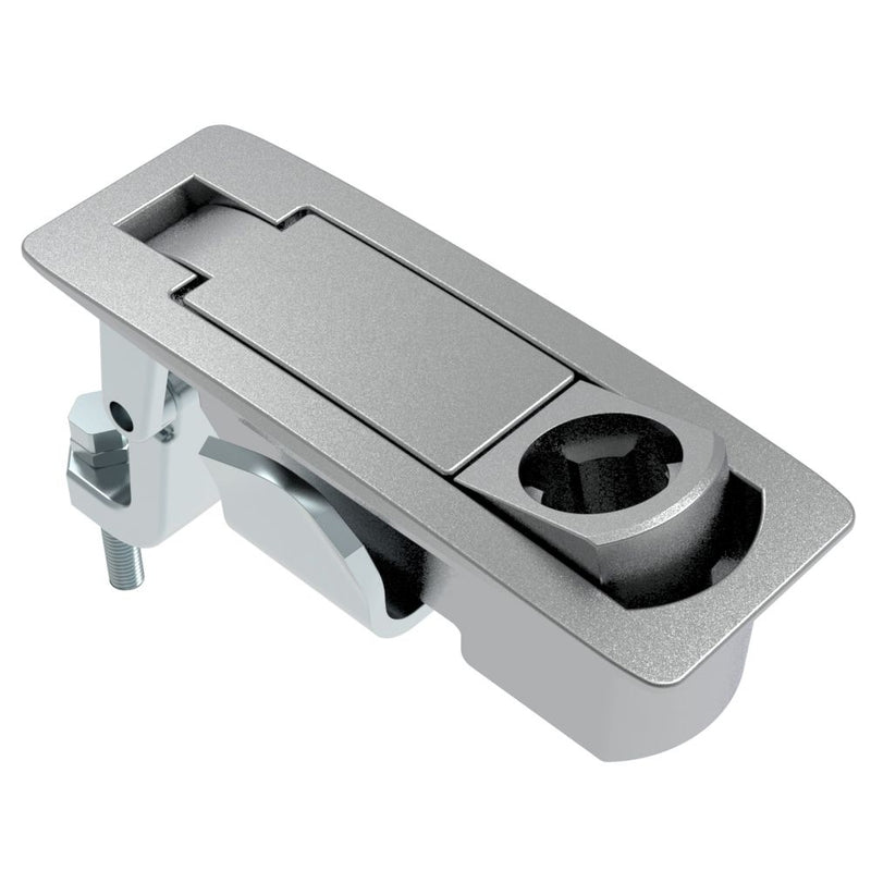 SOUTHCO Compression Latch, Lever Latch, Key Choice, Locking without Lock Core, 1-8mm Panel, 23-46mm Grip, Sealed, Zinc Alloy, Chrome Plated, Textured [C2-43-131]