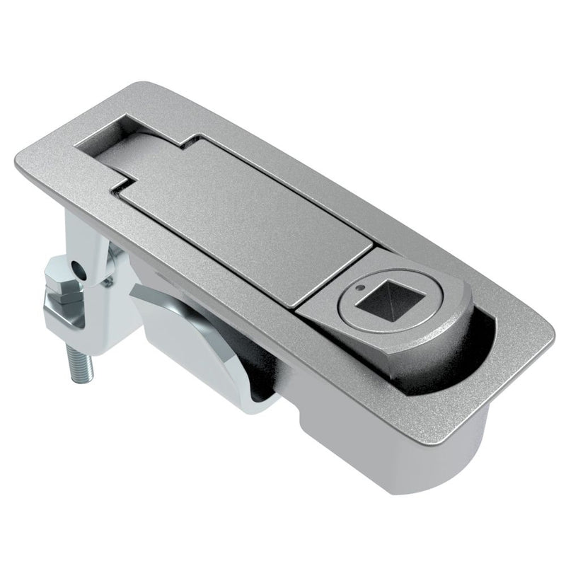 SOUTHCO Compression Latch, Lever Latch, Tool Locking, Raiway Standard, 1-8mm Panel, 23-46mm Grip, Sealed, Zinc Alloy, Chrome Plated, Textured [C2-43-141-3]