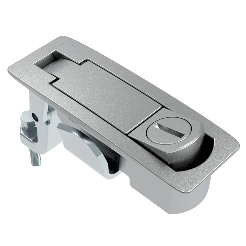 SOUTHCO Compression Latch, Lever Latch, Tool Locking, Slotted Recess, 1-8mm Panel, 23-46mm Grip, Sealed, Zinc Alloy, Chrome Plated, Textured [C2-43-161-3]