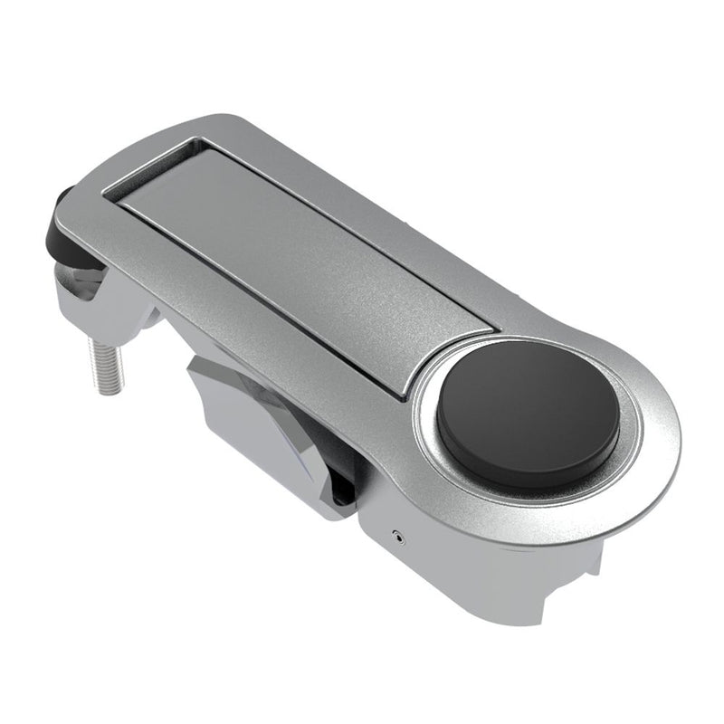 SOUTHCO Compression Latch, Lever Latch, No Restriction, Raised Trigger, 1-5mm Panel, 1-18mm Grip, Not Sealed, Zinc Alloy, Chrome Plated, Bright [C2-52-11-3]