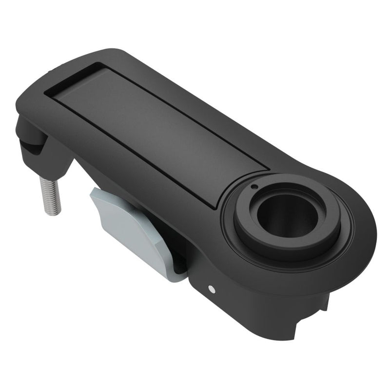 SOUTHCO Compression Latch, Lever Latch, Key Choice, Locking without Lock Core, 1-5mm Panel, 1-18mm Grip, Not Sealed, Zinc Alloy, Powder Coat, Black [C2-52-135-3]