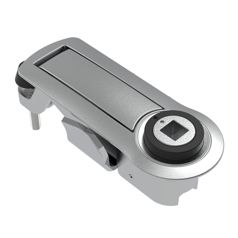 SOUTHCO Compression Latch, Lever Latch, Tool Locking, Raiway Standard, 1-5mm Panel, 1-18mm Grip, Not Sealed, Zinc Alloy, Chrome Plated, Bright [C2-52-141]