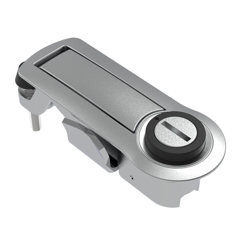 SOUTHCO Compression Latch, Lever Latch, Tool Locking, Slotted Recess, 1-5mm Panel, 1-18mm Grip, Not Sealed, Zinc Alloy, Chrome Plated, Bright [C2-52-161]