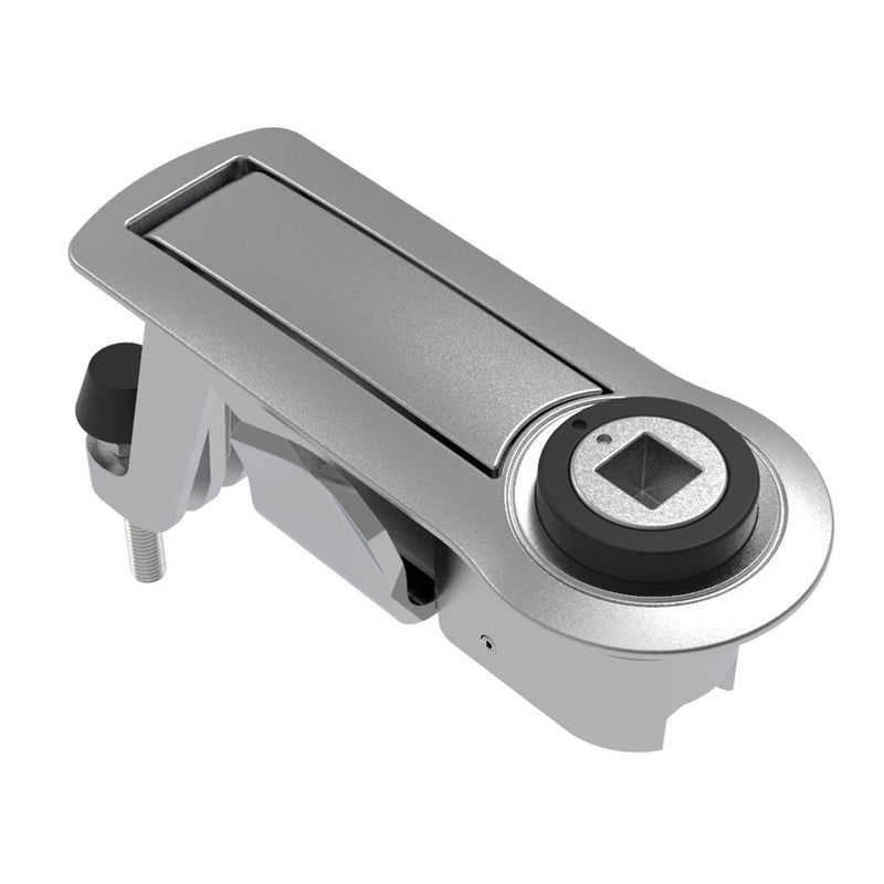 SOUTHCO Compression Latch, Lever Latch, Tool Locking, Raiway Standard, 1-5mm Panel, 18-40mm Grip, Not Sealed, Zinc Alloy, Chrome Plated, Bright [C2-53-141]