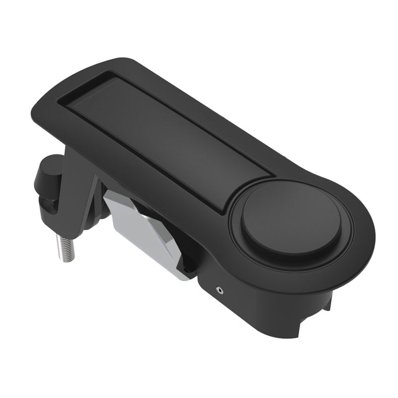 SOUTHCO Compression Latch, Lever Latch, No Restriction, Raised Trigger, 1-5mm Panel, 18-40mm Grip, Not Sealed, Zinc Alloy, Powder Coat, Black [C2-53-15-3]