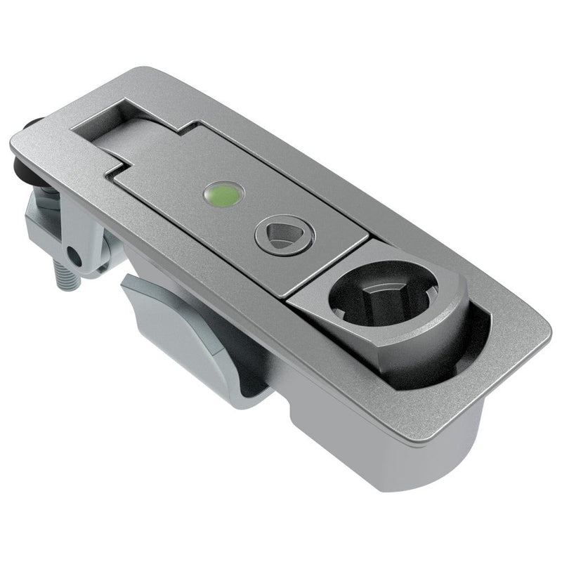 SOUTHCO Compression Latch, Lever Latch, Key Choice, Locking without Lock Core, 1-8mm Panel, 1-18mm Grip, Sealed, Zinc Alloy, Chrome Plated, Textured [C2-A42-131]