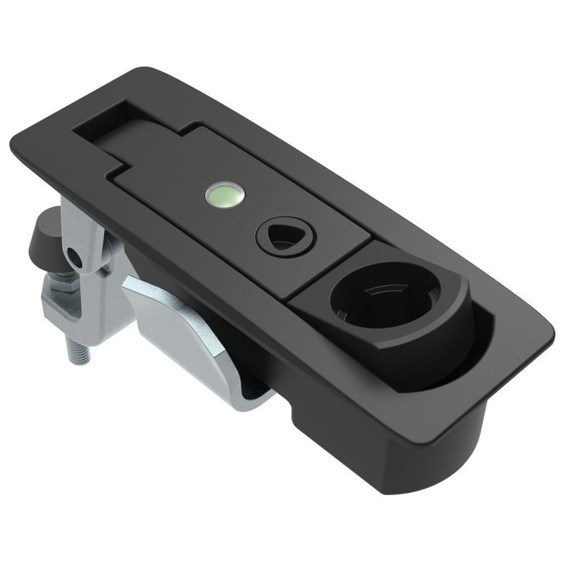 SOUTHCO Compression Latch, Lever Latch, Key Choice, Locking without Lock Core, 1-8mm Panel, 17-39mm Grip, Sealed, Zinc Alloy, Powder Coat, Black [C2-A43-135]