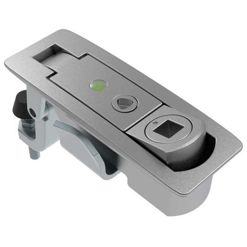 SOUTHCO Compression Latch, Lever Latch, Tool Locking, Raiway Standard, 1-8mm Panel, 17-39mm Grip, Sealed, Zinc Alloy, Chrome Plated, Textured [C2-A43-141]