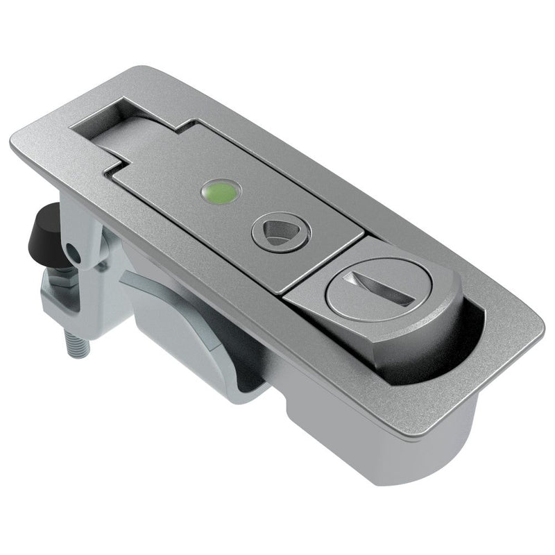 SOUTHCO Compression Latch, Lever Latch, Tool Locking, Slotted Recess, 1-8mm Panel, 17-39mm Grip, Sealed, Zinc Alloy, Chrome Plated, Textured [C2-A43-161-3]