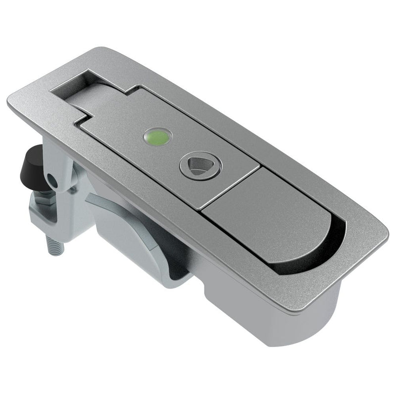 SOUTHCO Compression Latch, Lever Latch, No Restriction, Flush Trigger, 1-8mm Panel, 17-39mm Grip, Sealed, Zinc Alloy, Chrome Plated, Textured [C2-A43-31]