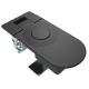SOUTHCO Compression Latch, Sealed Lever Latch, No Restriction, Non-locking, 31-41mm Panel, 29-45mm Grip, Zinc Alloy, Powder Coat, Black [C5-14-35]