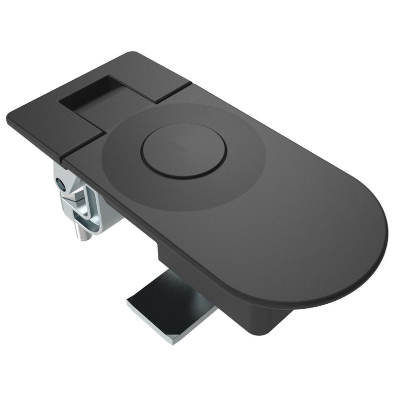 SOUTHCO Compression Latch, Sealed Lever Latch, No Restriction, Non-locking, 31-41mm Panel, 45-57mm Grip, Zinc Alloy, Powder Coat, Black [C5-14-45]