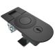 SOUTHCO Compression Latch, Sealed Lever Latch, Key Locking, Locking without dust shutter, 31-41mm Panel, 45-57mm Grip, Zinc Alloy, Powder Coat, Black [C5-24-45-3]