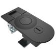 SOUTHCO Compression Latch, Sealed Lever Latch, Key Locking, Locking with dust shutter, 31-41mm Panel, 29-45mm Grip, Zinc Alloy, Powder Coat, Black [C5-34-35]