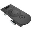 SOUTHCO Compression Latch, Sealed Lever Latch, Tool Locking, 4 mm Hex Recess, 11-21mm Panel, 29-45mm Grip, Zinc Alloy, Powder Coat, Black [C5-42-35-3]