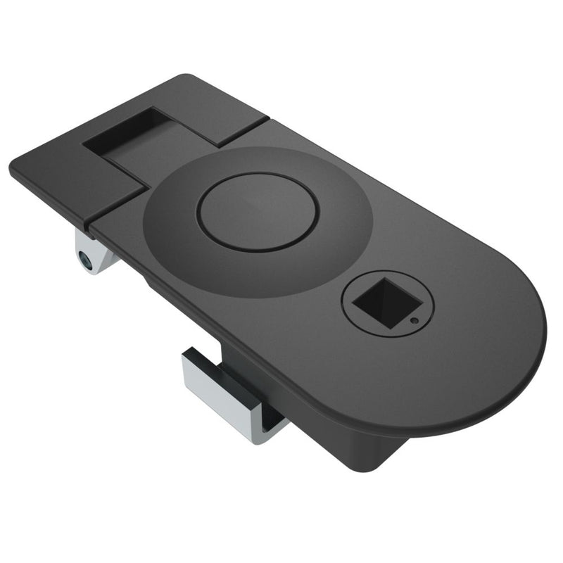 SOUTHCO Compression Latch, Sealed Lever Latch, Tool Locking, Railway standard, 11-21mm Panel, 14-29mm Grip, Zinc Alloy, Powder Coat, Black [C5-62-25-3]