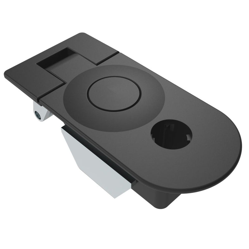 SOUTHCO Compression Latch, Sealed Lever Latch, Key Choice, Locking without lock core, 1-11mm Panel, 1-14mm Grip, Zinc Alloy, Powder Coat, Black [C5-91-15-3]