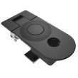 SOUTHCO Compression Latch, Sealed Lever Latch, Key Choice, Locking without lock core, 21-31mm Panel, 14-29mm Grip, Zinc Alloy, Powder Coat, Black [C5-93-25]