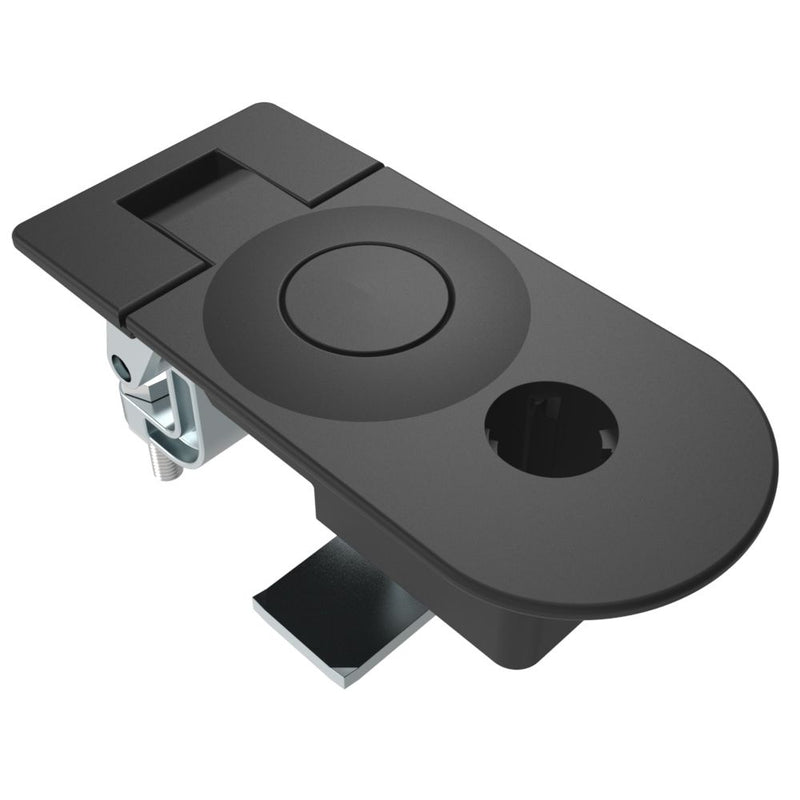SOUTHCO Compression Latch, Sealed Lever Latch, Key Choice, Locking without lock core, 31-41mm Panel, 45-57mm Grip, Zinc Alloy, Powder Coat, Black [C5-94-45-3]