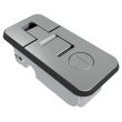SOUTHCO Compression Latch, Sealed Lever Latch, Small Size, Key Locking, Locking with dust shutter, 1-11mm Panel, 15-30mm Grip, Zinc Alloy, Chrome Plated, Bright [C5-M-31-212]