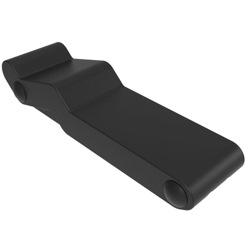 SOUTHCO Flexible Over-center Draw Latch, Stainless Steel Concealed Keeper, Black Latch Body [C7-10]
