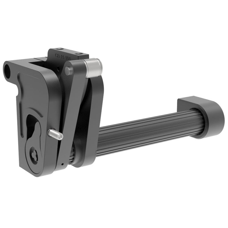 SOUTHCO LIFT-A-SYST® Counterbalance Concealed Hinge, M6 Thread, Left, Aluminum, Anodized, Black [CB-11-101-00-10]