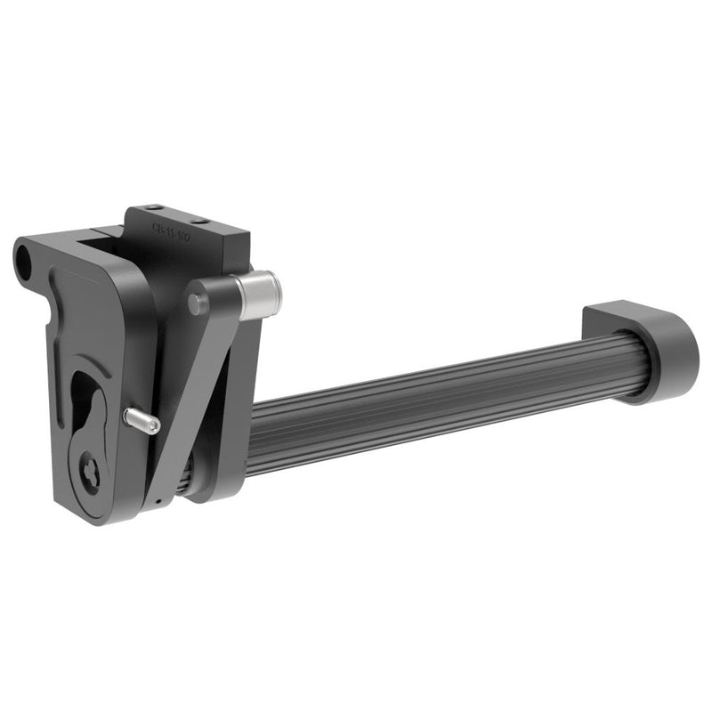 SOUTHCO LIFT-A-SYST® Counterbalance Concealed Hinge, M6 Thread, Left, Aluminum, Anodized, Black [CB-11-102-00-10]