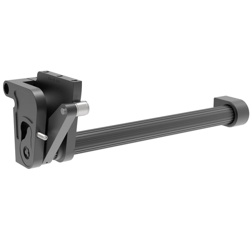 SOUTHCO LIFT-A-SYST® Counterbalance Concealed Hinge, M6 Thread, Left, Aluminum, Anodized, Black [CB-11-103-00-10]
