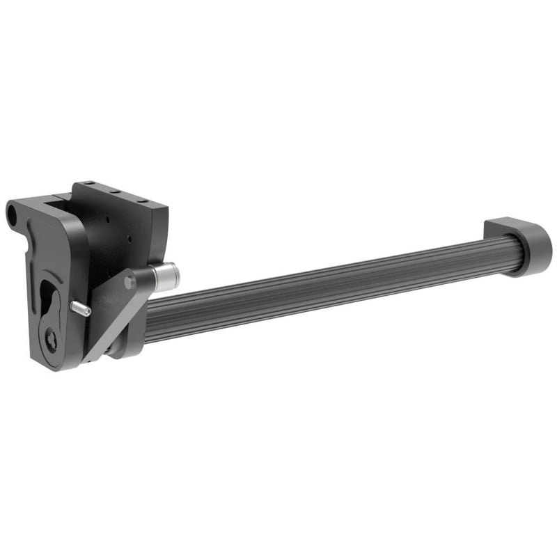 SOUTHCO LIFT-A-SYST® Counterbalance Concealed Hinge, M6 Thread, Left, Aluminum, Anodized, Black [CB-11-104-00-10]