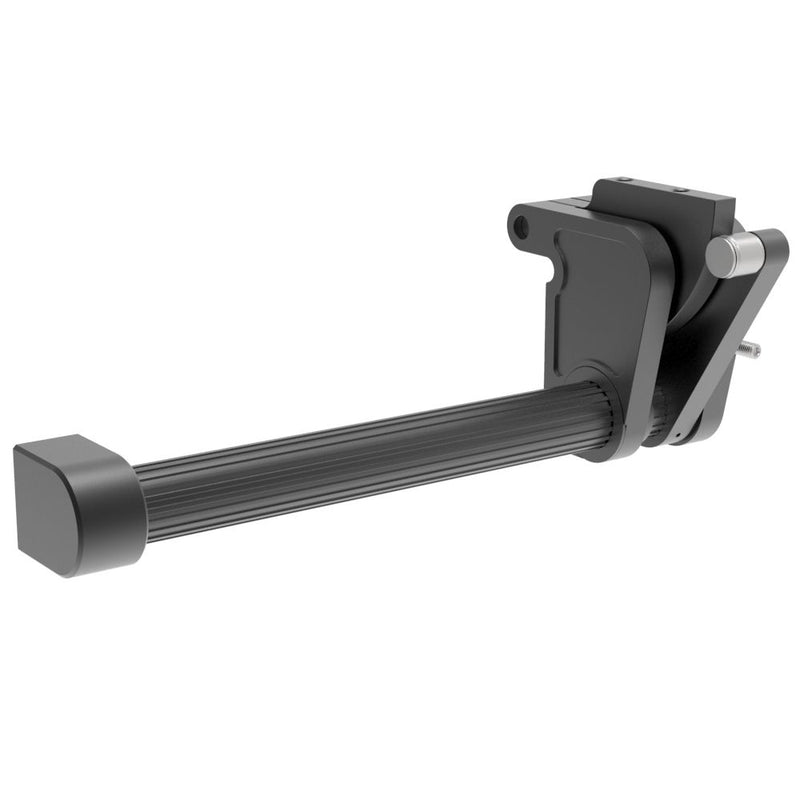 SOUTHCO LIFT-A-SYST® Counterbalance Concealed Hinge, M6 Thread, Right, Aluminum, Anodized, Black [CB-12-102-00-10]